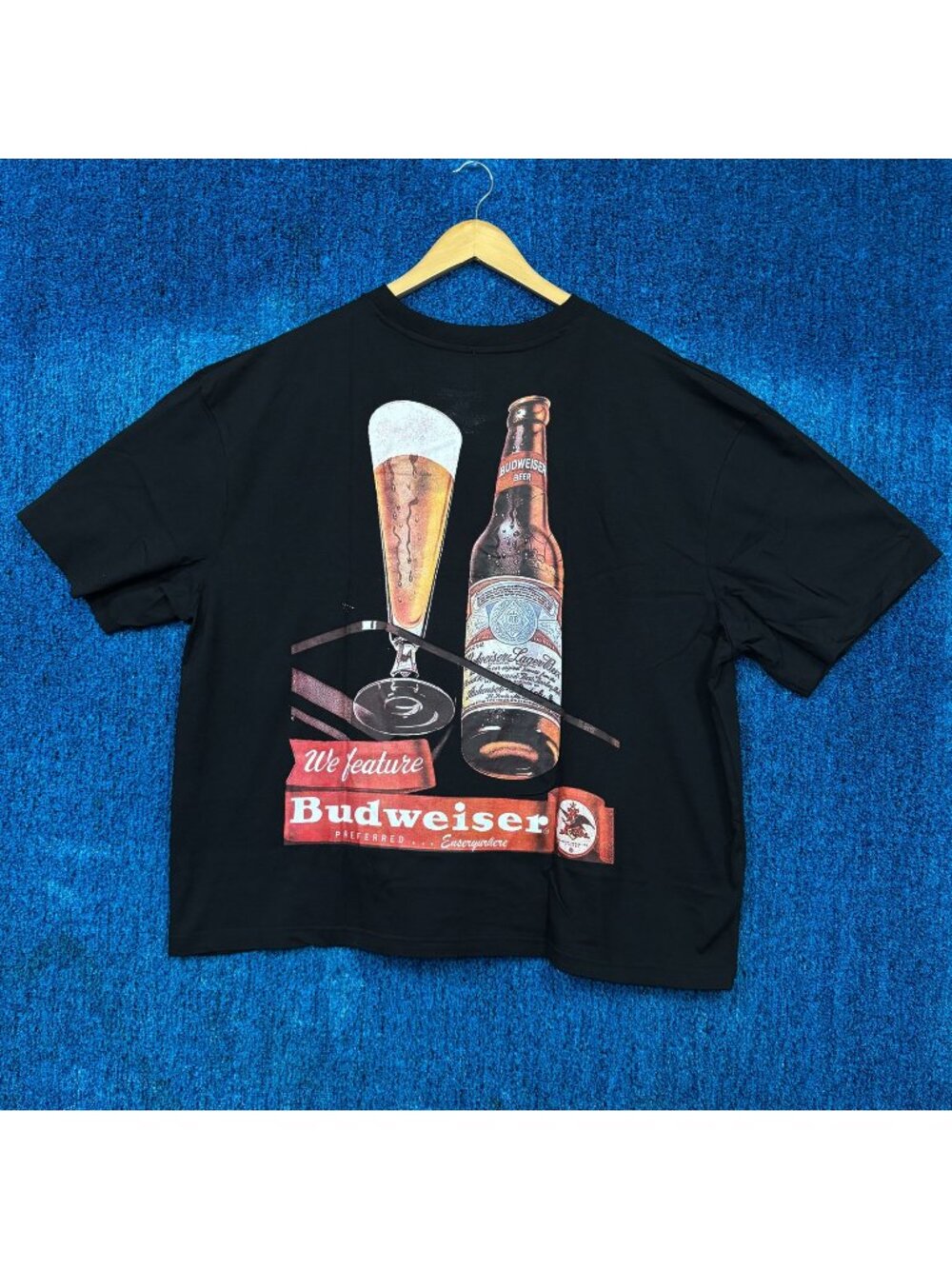 Budweiser Featured & Preferred Everywhere Baggy Beer Tee 2XL